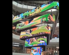 Waterproof High Refresh Rate Full Color Smart Rollable LED Poster P2.5