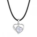 Howlite Love Heart Stankstone Cool Gemstone Ожерелья для женщин