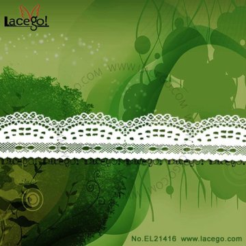 elastic scalloped edge lace