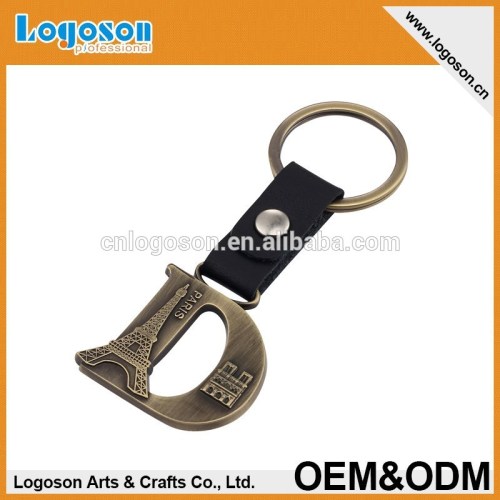 alibaba wholesales fancy suvenir French key rings