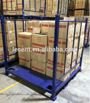 Stackable carton boxes pallet rack