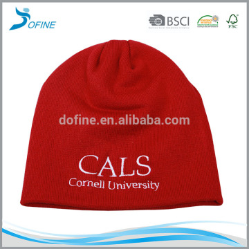 BSCI audit high quality embroidery winter running beanie