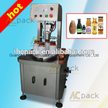 Glass jar vacuum sealing machine with vacuum-pumping system