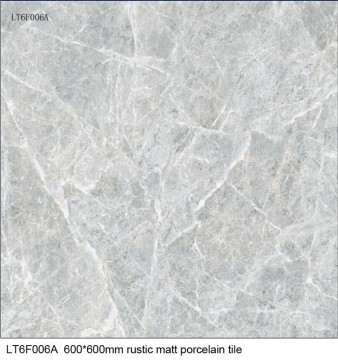 Wholesale grey glazed matt finished marble rustic tile