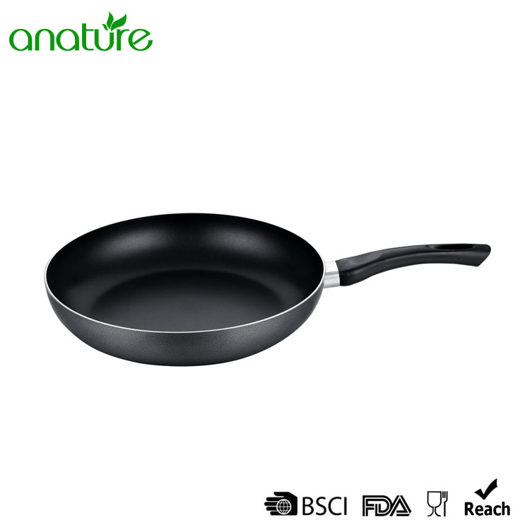 Black Nonstick Handle Riveted Aluminum Cookware Pan