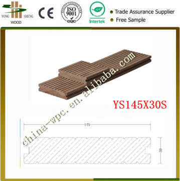 Wpc profile balcony flooring materials wpc waterproof wood laminate flooring