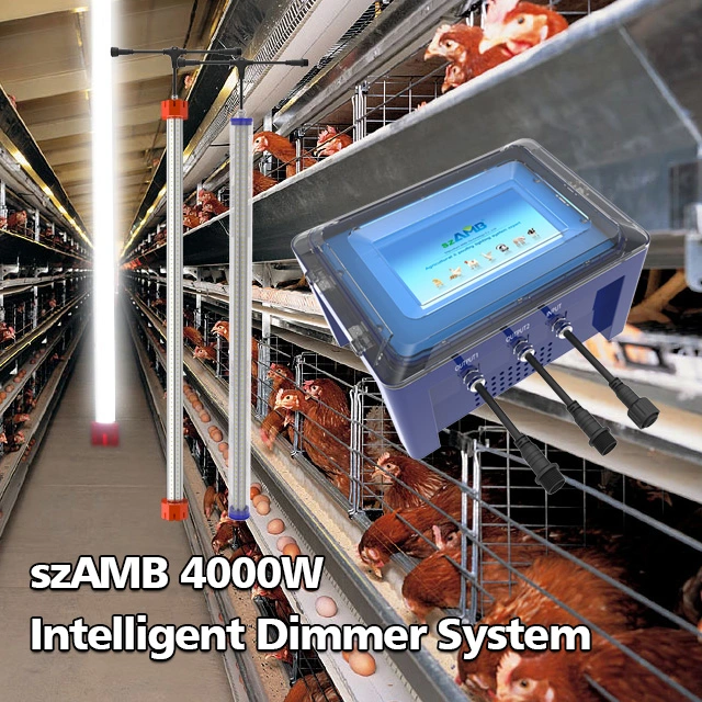 AC100-240V Szamb IP66 Waterproof Livestock Farm Intelligent Dimmer Light System