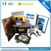 Point of sale advertising displayer video brochure card