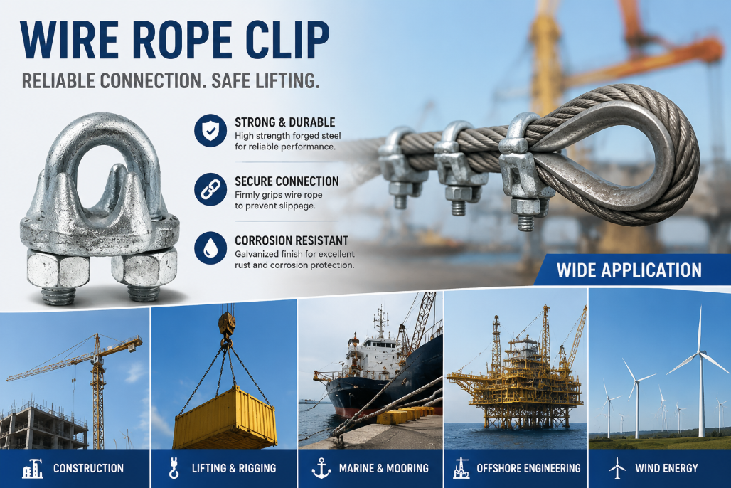 wire rope clip application wire rope clip application