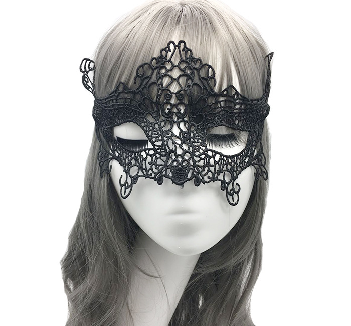 Masquerade Half FaceMask Lace Amorphous EyeMask PartyMask