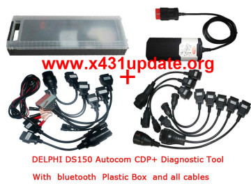 2014.03 DS150 CDP+ Diagnostic Tool for Cars/Trucks With bluetooth Plastic Box All Cables