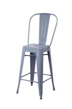 bistro Bar stool tolix chair high backrest replica