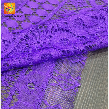 Factory graceful dyed lace fabric for cloth