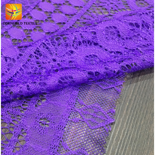 Factory graceful dyed lace fabric for cloth