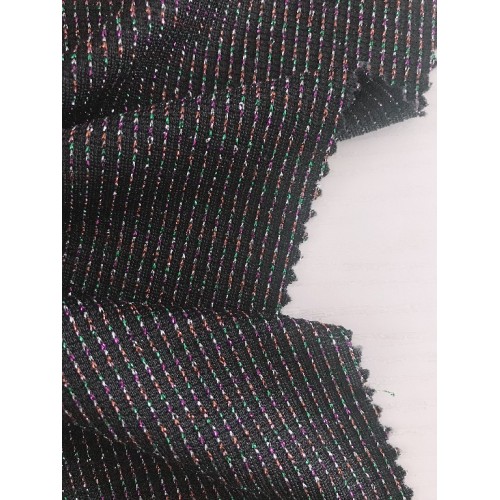 Metallic Lurex Stretch Knit Fabric