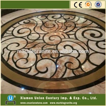 Round Water Jet Marble Medallion