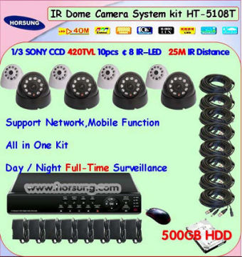 HT-5108 8CH CCTV System, CCTV Kit, Security System Kit 500gb HDD