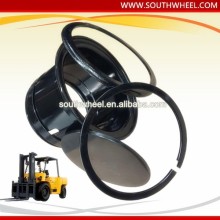 10inch wheel, forklift 3-piece steel rims for tire 6.5-10