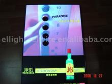 Ultrathin, Low Energy-Consuming EL Flashing Advertisement, EL sheet poster, EL light products, EL light Advertisement,