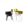 B &amp; B Italia Armrests 껍질로 덮인 가죽 의자