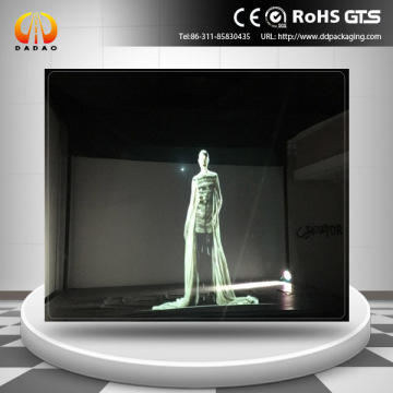 4 meters wide transparent hologram projection mylar foil