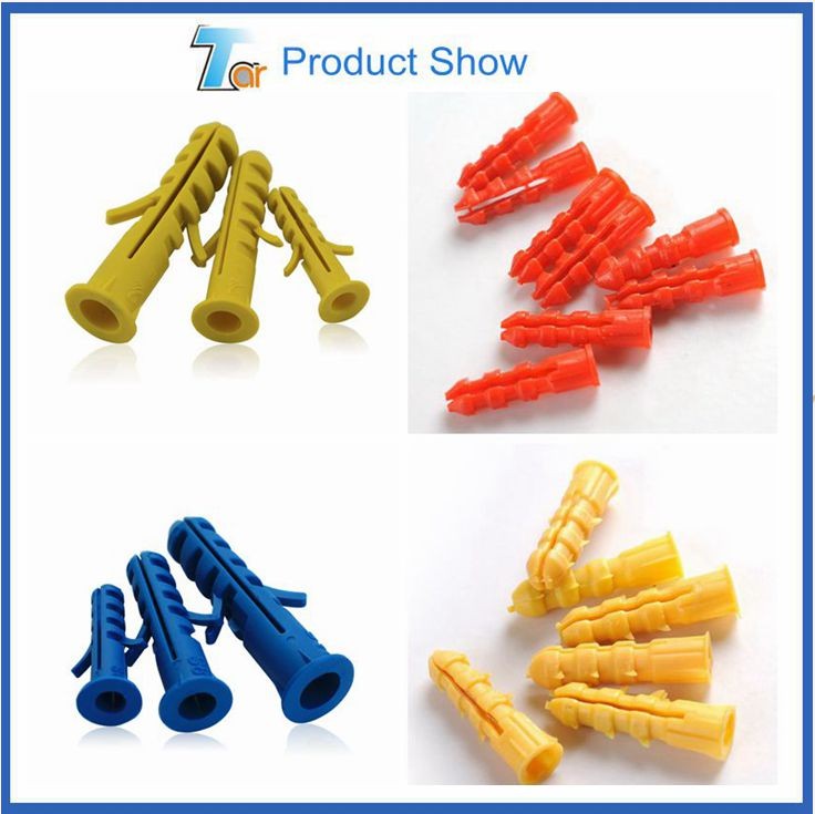 Top quality with bottom price plastic nylon hammer drive nail anchor Competitive Price PA/PE/Nylon Drywall Anchor with l Screw