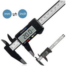 150mm Plastic Digital LCD Electronic Vernier Caliper Micrometer metric / inch system interchange