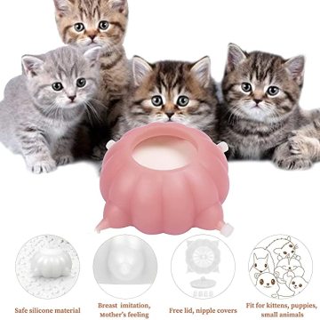 Pet Bubble Milk Bowl Силиконовые соски для молока.