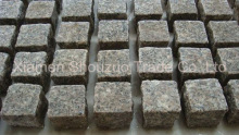 Natural Stones Red Granite Cube Stone Paver