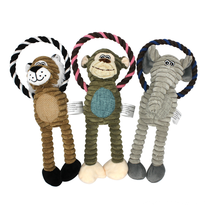 Factory Direct Cotton Knotted Rope Super Cute Dog Plush Toy pet accessories