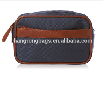 Double Zipper Closure Wash Bag, Wash Bag For Men