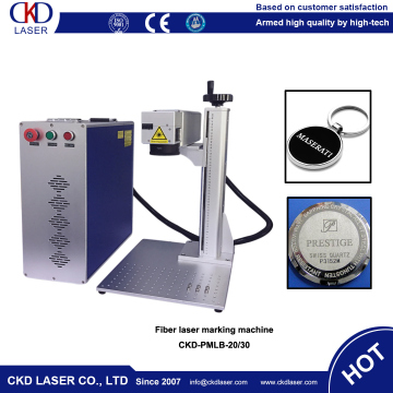 20W Laser Marking Machine for Soft Rubber Keychain