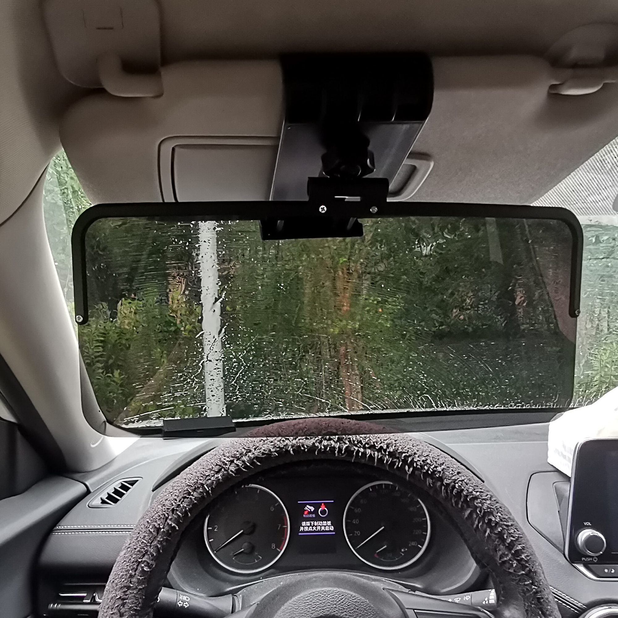Automatic Installation Polarized Sun Visor Extender for Car Sun Visor Protects from Sun Glare Snow Blindness UV Rays Universal