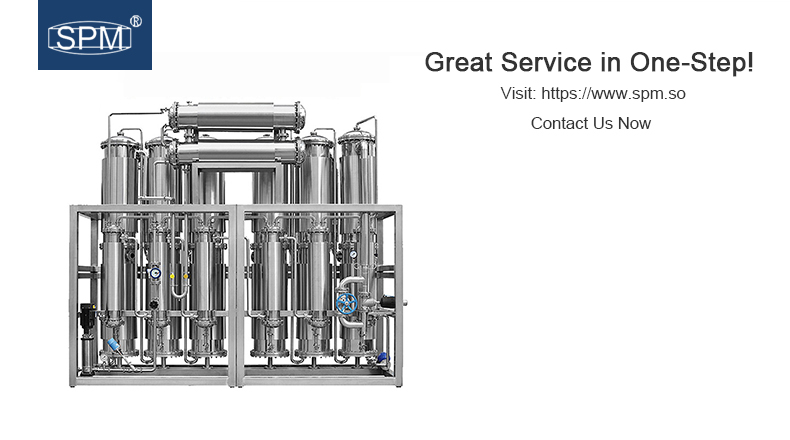 SPM Water Treatment Equipment LD Series Multi-effective Water Distiller