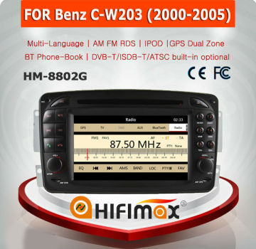HIFIMAX WIN CE 6.0 Car DVD Player For Mercedes Benz C W203 2000-2005 Car Dvd GPS Navigation System