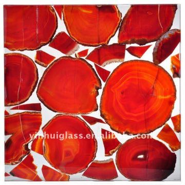 tempered decorative laminated glass
