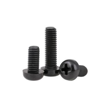 Wholesale nylon screws round head screws black