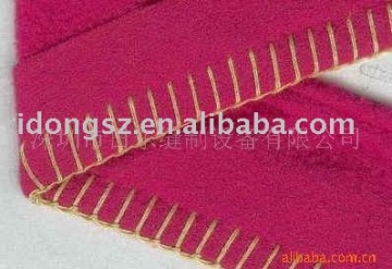 Sample stitch of 1 stitch overlock machine