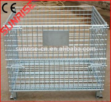 foldable galvanized pack and roll trolley