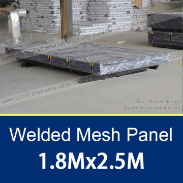 1.8M*2.5M/25MMx25MM Zinc Coated Welded Wire Mesh Panels