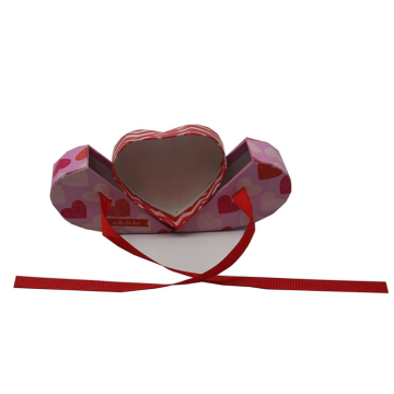 Custom Luxury Valentine Necklace Heart Shape Box