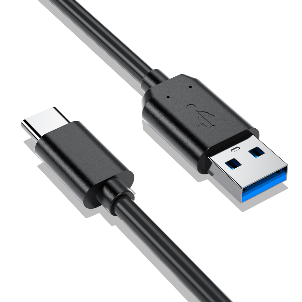 Black Data Charging Cable a to c Fast