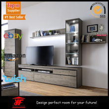 Long Narrow Wall Mount TV Stand Set