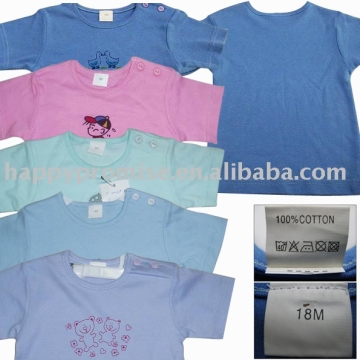 baby's T-shirt stocks