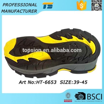 China Men Trekking Eva Rubber Sneaker Soles For Shoes Replacement Shoe Soles