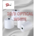 100% Polyester Yarn 20/3 OPTICAL WHITE