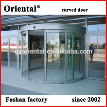 Automatic curved lobby entrance curved gates