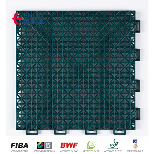 Corte de basquete Display Modular Portable Interliging Piso Tile