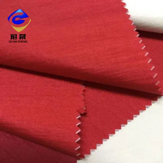 Silver Film with Breathable PU White Coated Nylon Taslan Fabric Compound for Raincoat