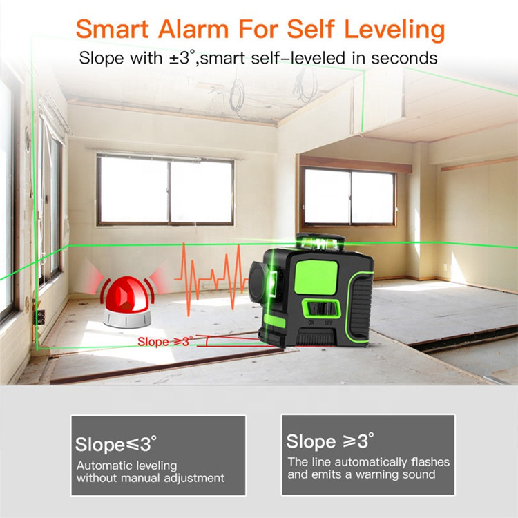 Factory direct supply 12-Line 3D laser level High-precision Wall Mount Sticker Infrared 3D laser level